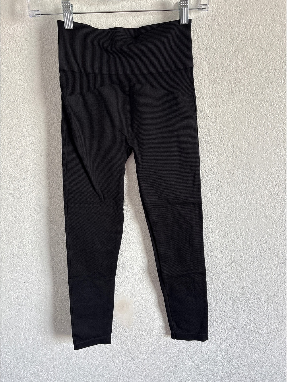 Spanx Women's Black High Waist Leggings Size 8 Regular
